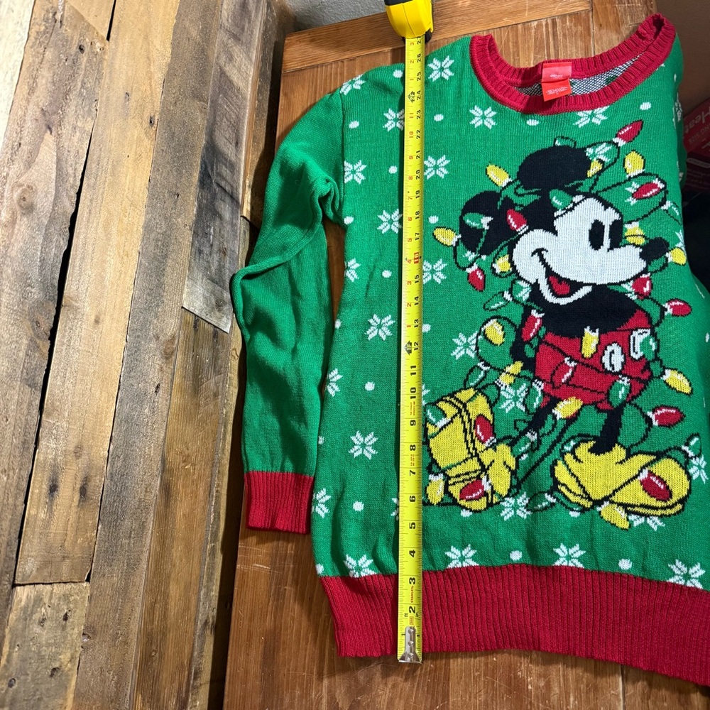 Disney Classic Mickey Mouse Ugly Christmas Sweater Size‎ Large - Picture 6 of 7
